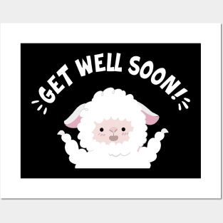 get well soon sheep Posters and Art